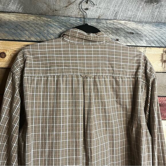 Columbia‎ Brown Plaid Button Down Shirt Size XL - Picture 3 of 10